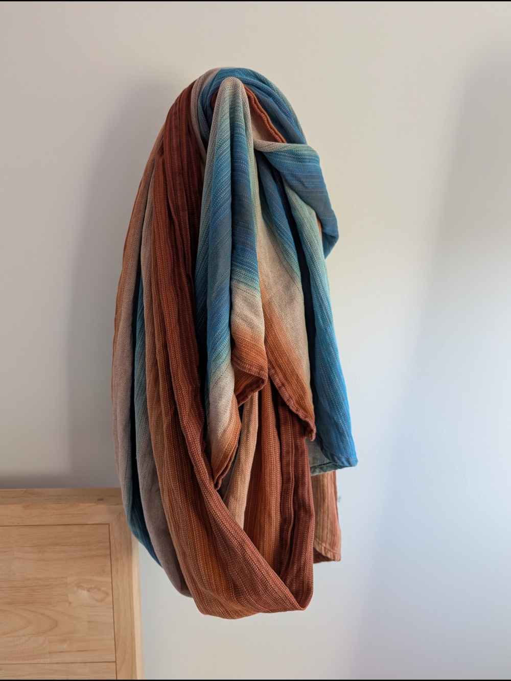 Chimparoo Woven Wrap - Blue & Brown